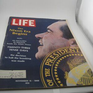 Life Magazine November 15, 1968 The Richard Nixon Era Begins (Exclusive Photos)